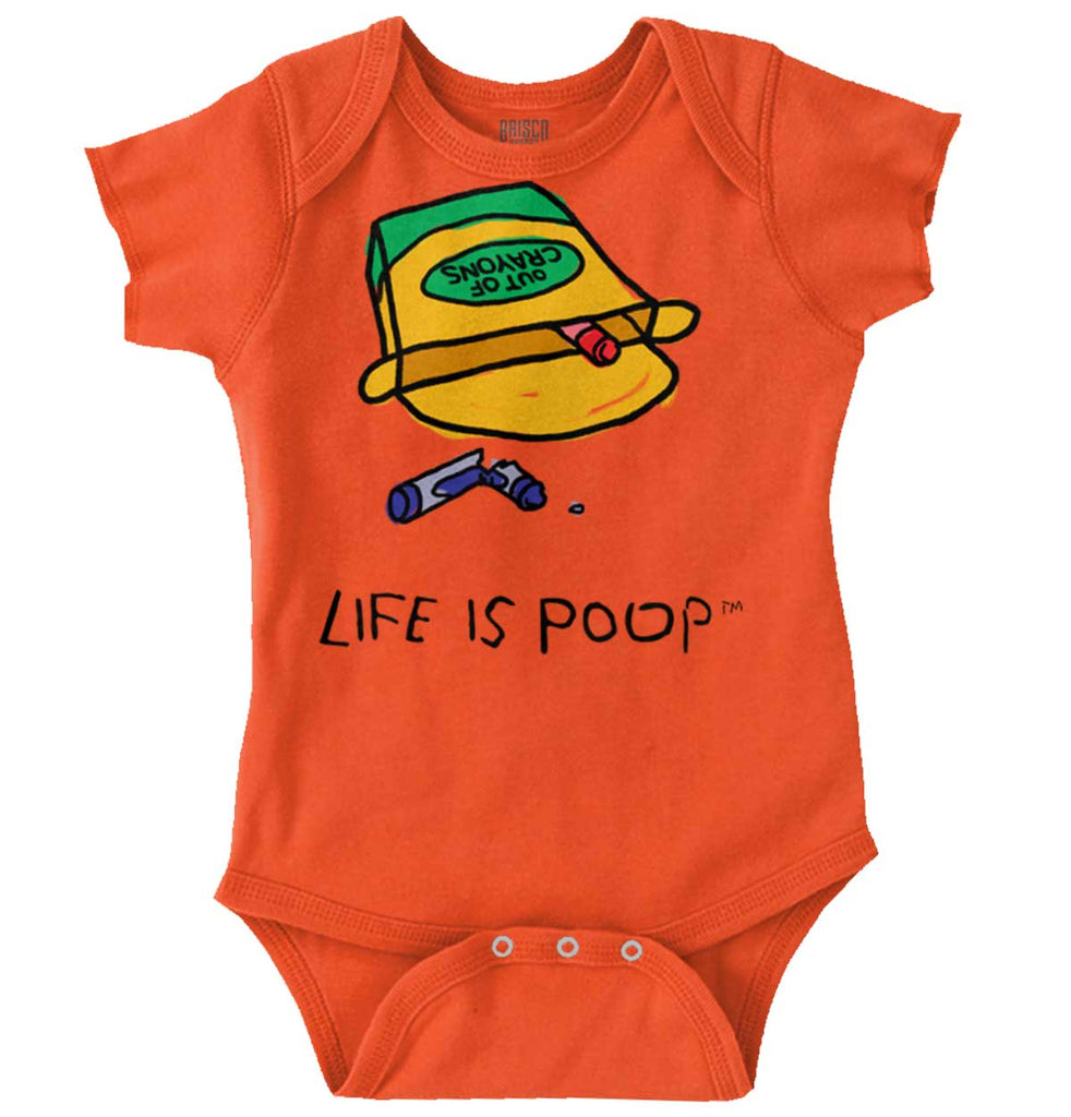 Out of Crayons Romper Bodysuit-Direct To Garment Print-Brisco Baby