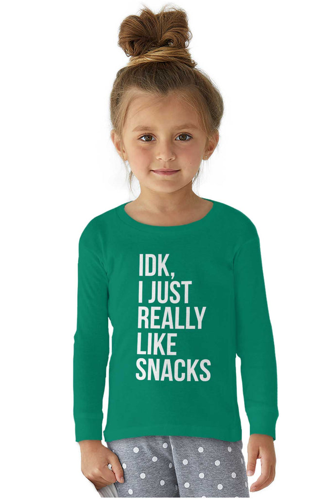 Really Like Snacks Solid Baby Pajama Top-Direct To Garment Print-Brisco Baby