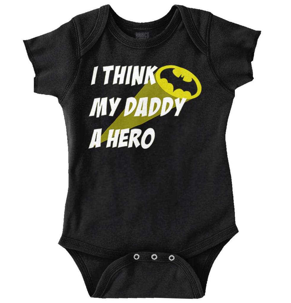 Daddy Is Batman Romper Bodysuit-Misc-Brisco Baby