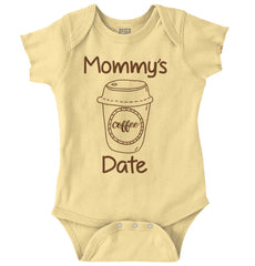 Mommy's Date Romper Bodysuit-Direct To Garment Print-Brisco Baby