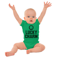 Lucky Charm Romper Bodysuit-Direct To Garment Print-Brisco Baby
