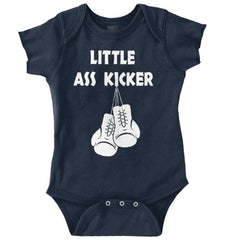Little Ass Kicker Romper Bodysuit-Direct To Garment Print-Brisco Baby