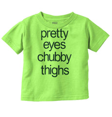 Chubby Thighs Infant Toddler T Shirt-Direct To Garment Print-Brisco Baby