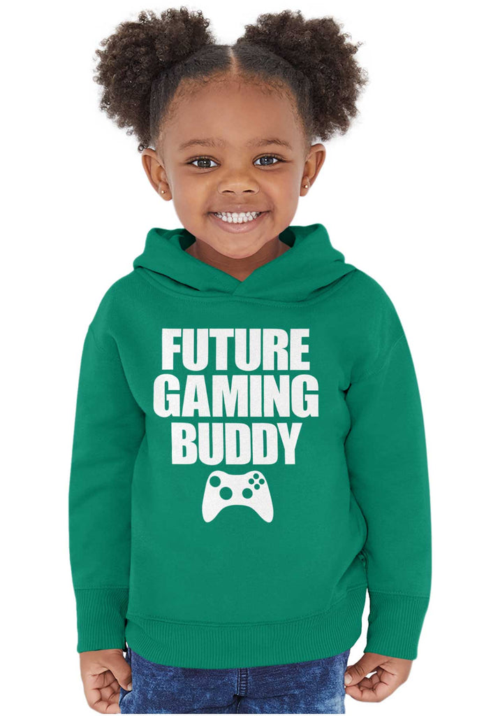 Future Gaming Buddy Toddler Pullover Hoodie-Direct To Garment Print-Brisco Baby