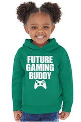 Future Gaming Buddy Toddler Pullover Hoodie-Direct To Garment Print-Brisco Baby
