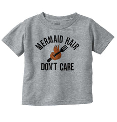 Mermaid Hair Infant Toddler T Shirt-Direct To Garment Print-Brisco Baby