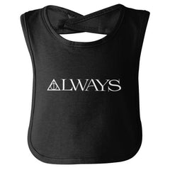 Always Illuminati Infant Baby Bib-Direct To Garment Print-Brisco Baby