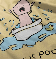 Crying Bath Romper Bodysuit-Direct To Garment Print-Brisco Baby