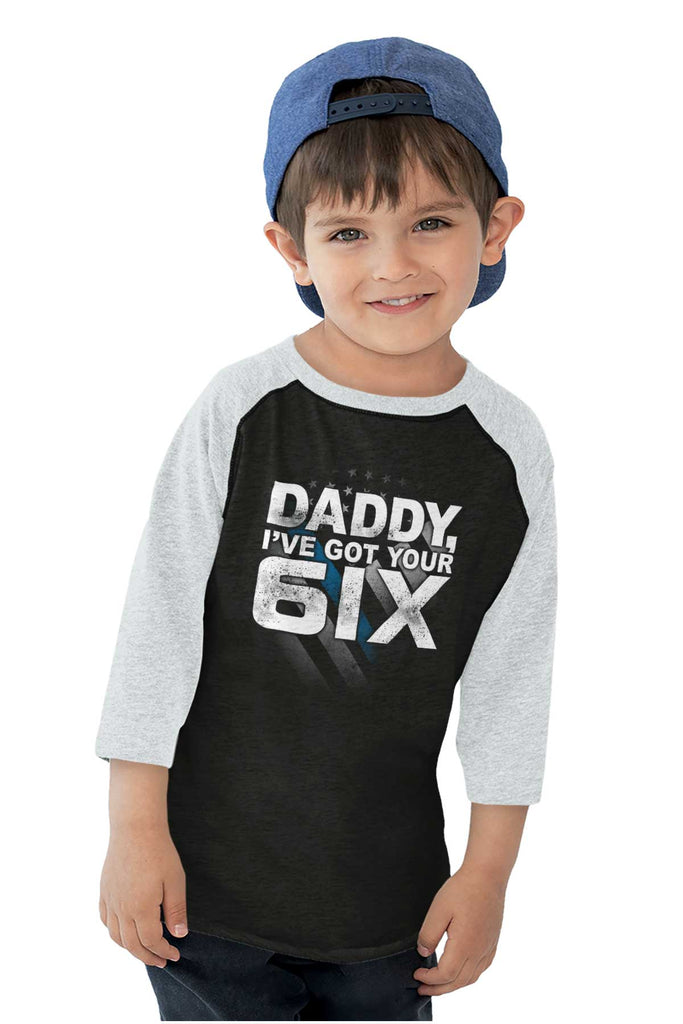 Got Your Six Toddler Baseball-Direct To Garment Print-Brisco Baby