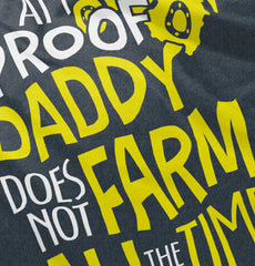 Farm All The Time Football Romper Bodysuit-Direct To Garment Print-Brisco Baby