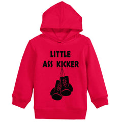 Little Ass Kicker Toddler Pullover Hoodie-Direct To Garment Print-Brisco Baby