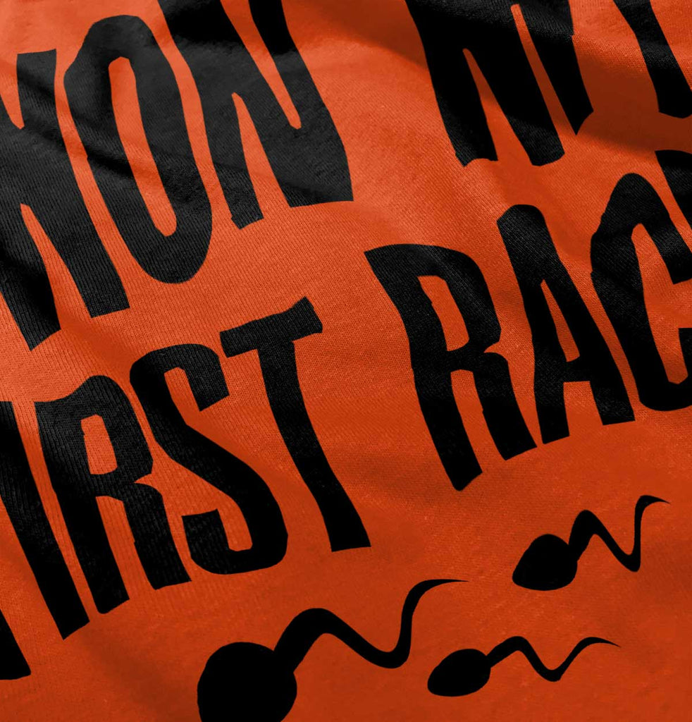 Won The Race Romper Bodysuit-Direct To Garment Print-Brisco Baby