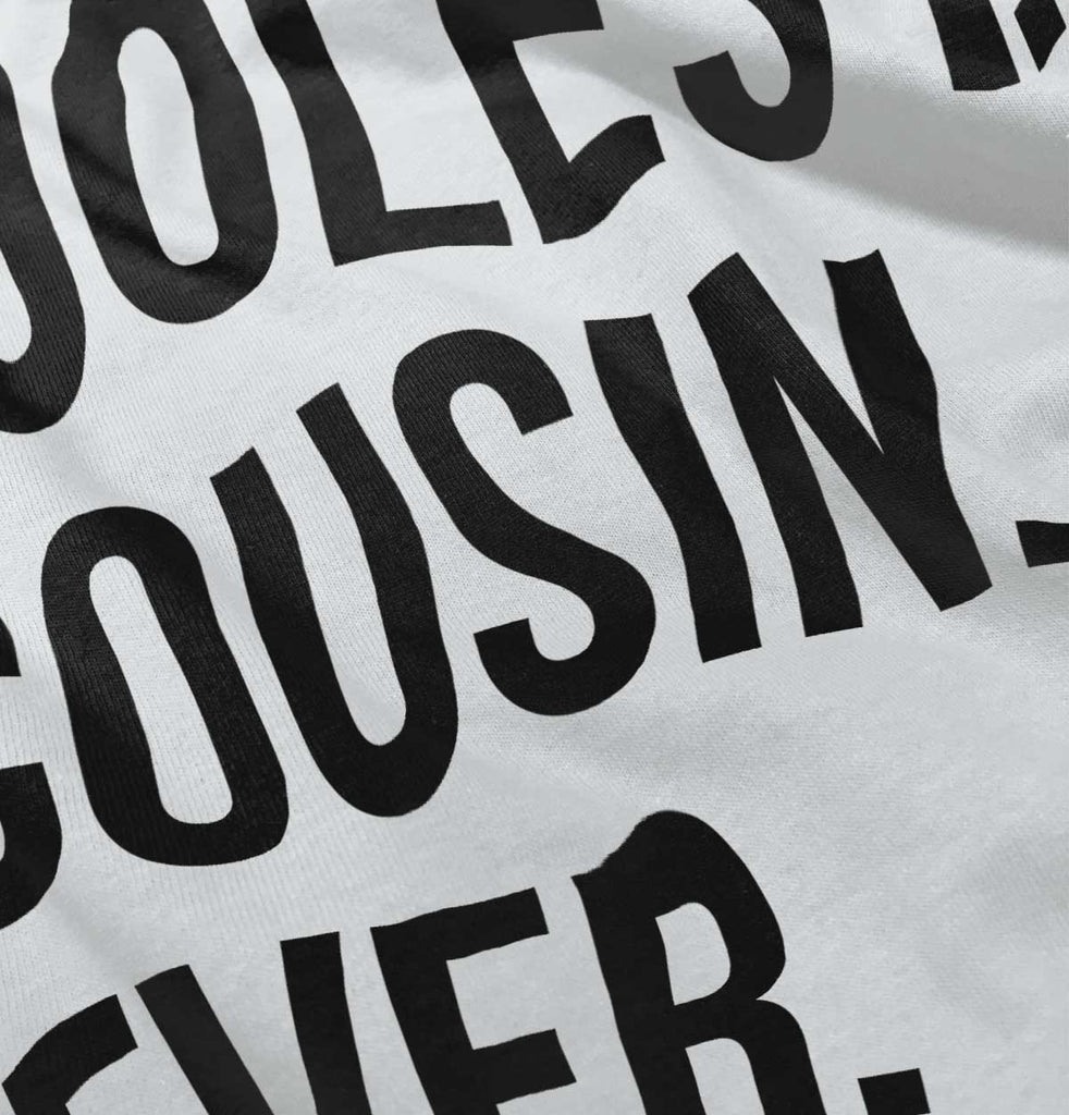 Coolest Cousin Ever Infant Baby Bib-Direct To Garment Print-Brisco Baby
