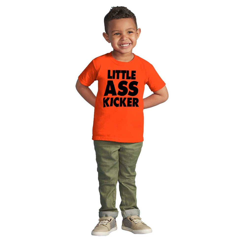 Little Ass Kicker Infant Toddler T Shirt-Direct To Garment Print-Brisco Baby
