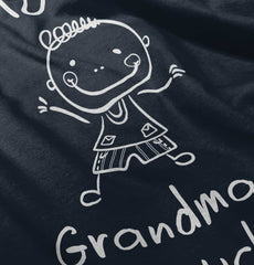 Love My Grandma Infant Toddler T Shirt-Direct To Garment Print-Brisco Baby