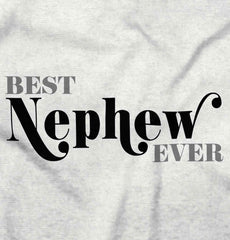 Best Nephew Ever Infant Baby Bib-Direct To Garment Print-Brisco Baby