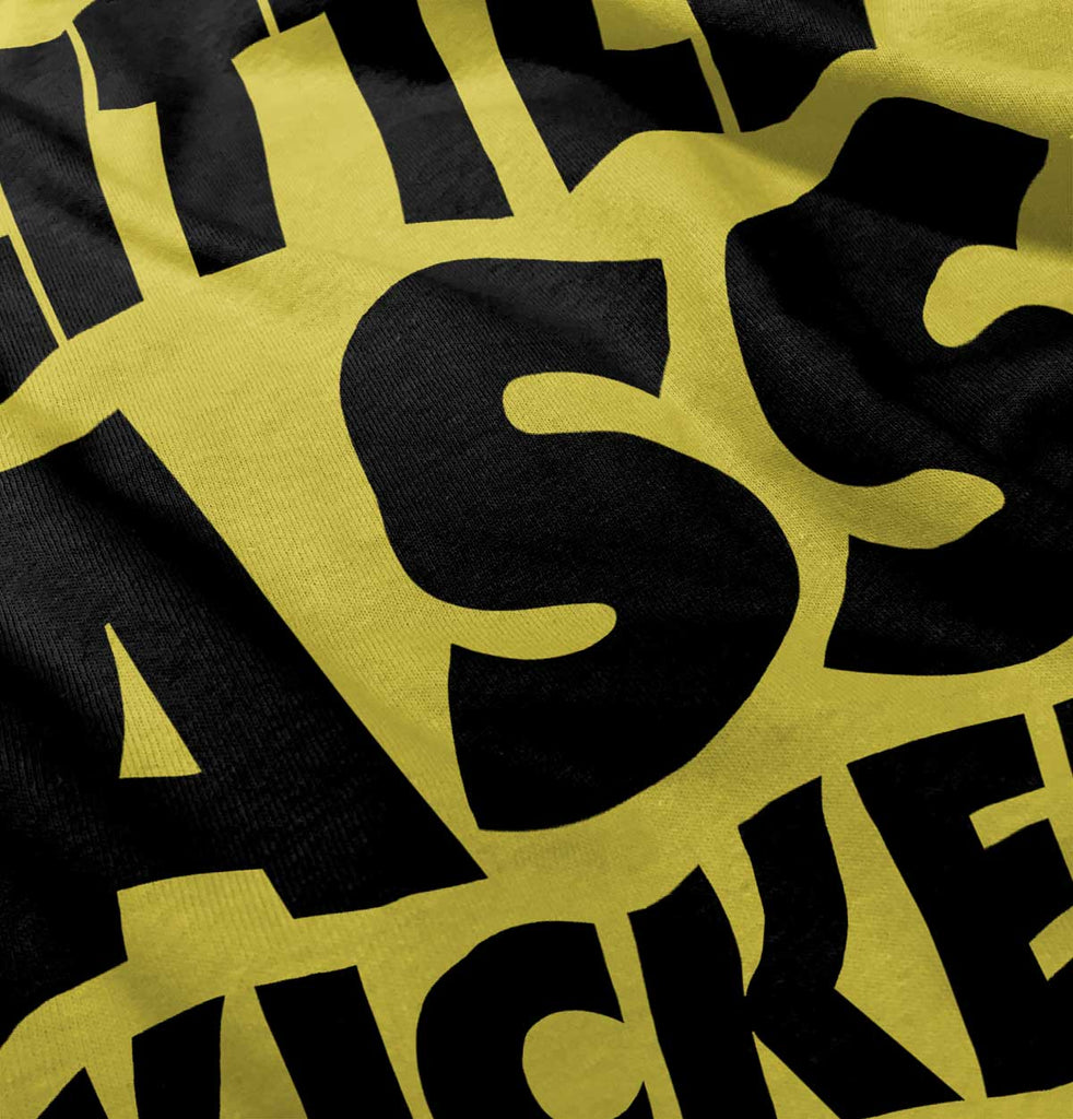 Little Ass Kicker Romper Bodysuit-Direct To Garment Print-Brisco Baby