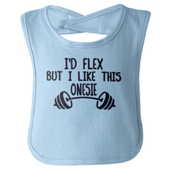 I'd Flex Infant Baby Bib-Direct To Garment Print-Brisco Baby