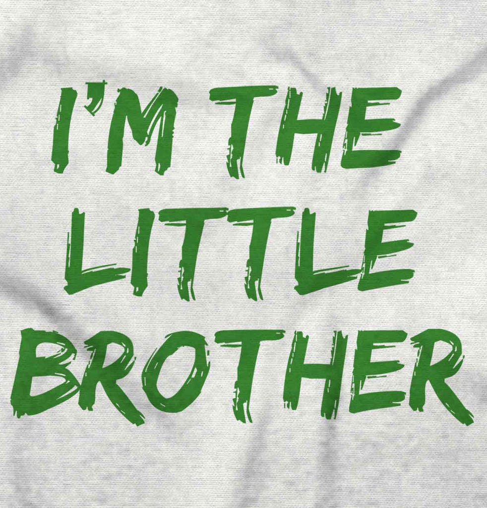 I'm The Little Brother Infant Baby Bib-Direct To Garment Print-Brisco Baby