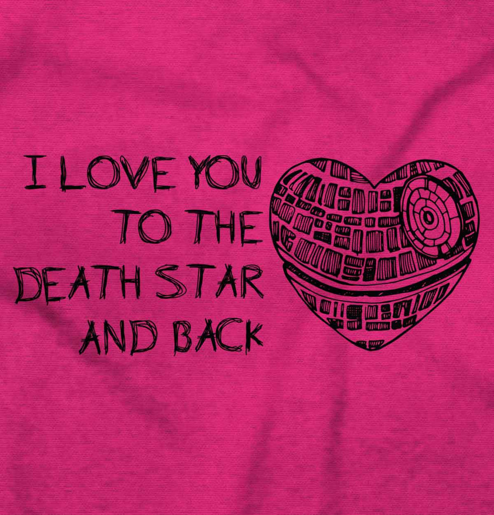 Love You Death Star Infant Toddler T Shirt-Direct To Garment Print-Brisco Baby