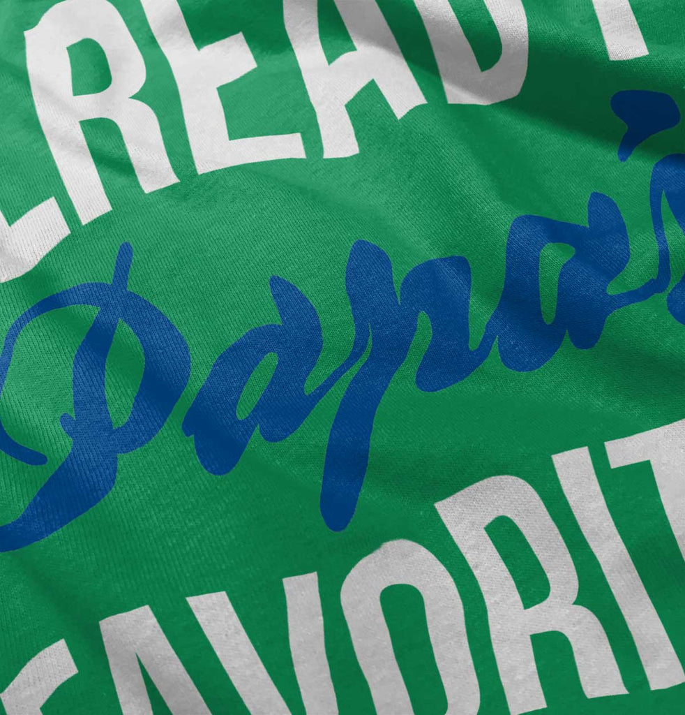 Already Papa's Favorite Romper Bodysuit-Direct To Garment Print-Brisco Baby