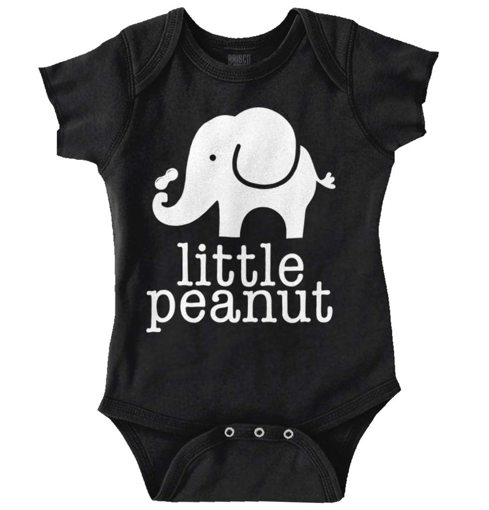 Elephant Peanut Romper Bodysuit-Direct To Garment Print-Brisco Baby
