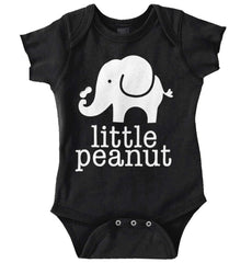 Elephant Peanut Romper Bodysuit-Direct To Garment Print-Brisco Baby