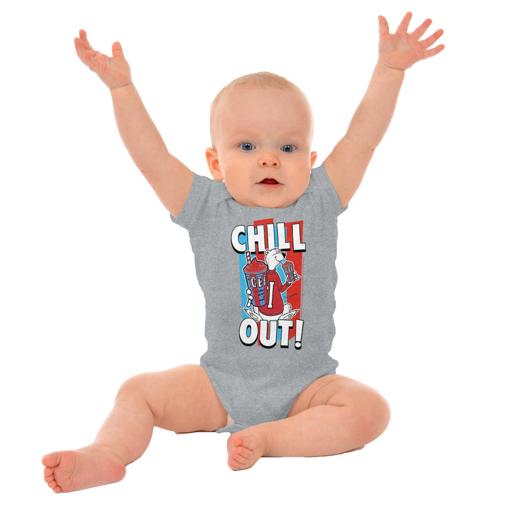 Chill Out Romper Bodysuit-Direct To Garment Print-Brisco Baby