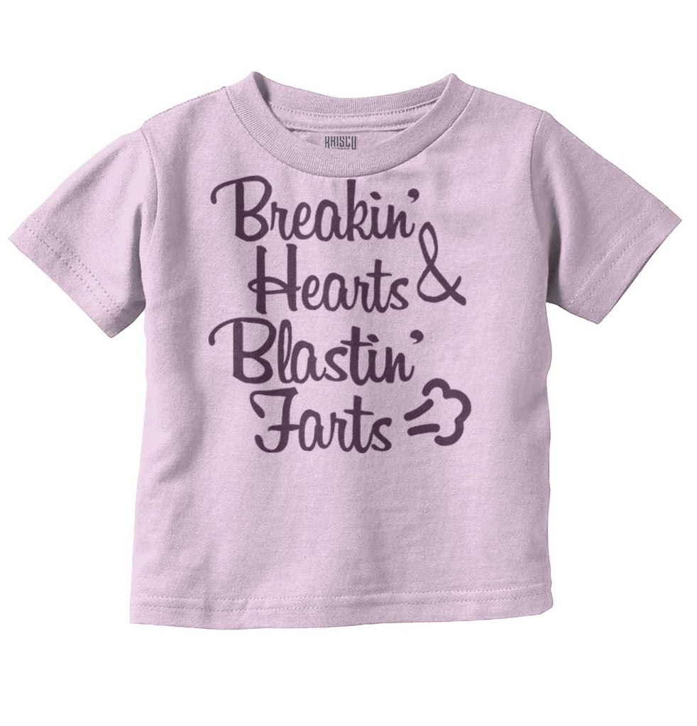 Blastin Farts Infant Toddler T Shirt-Direct To Garment Print-Brisco Baby