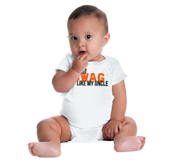 Swag Like My Uncle Romper Bodysuit-Direct To Garment Print-Brisco Baby