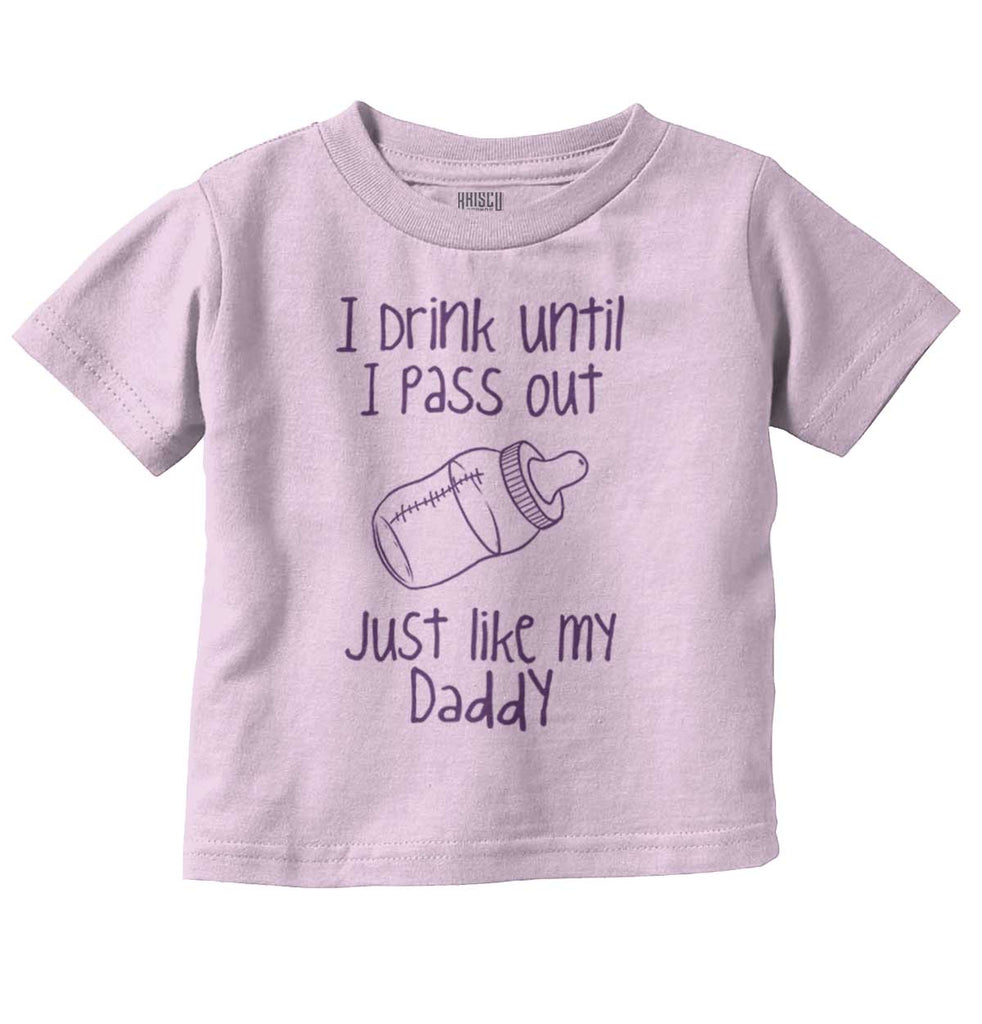 Like My Daddy Infant Toddler T Shirt-Direct To Garment Print-Brisco Baby