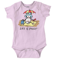 Beach Umbrella Romper-Direct To Garment Print-Brisco Baby