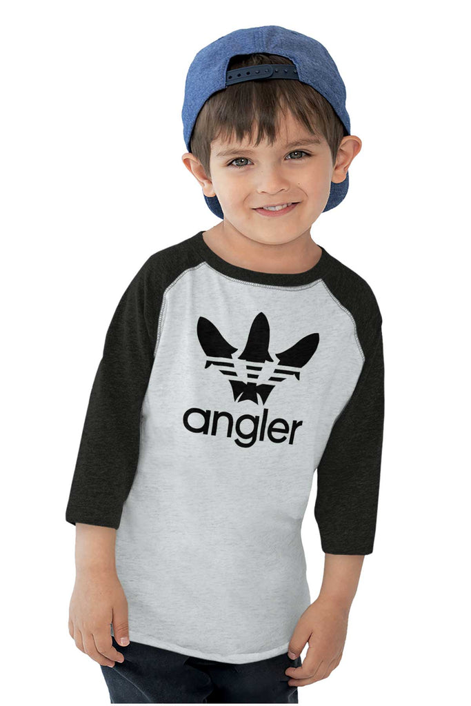 Angler Baseball T-Shirt-Direct To Garment Print-Brisco Baby