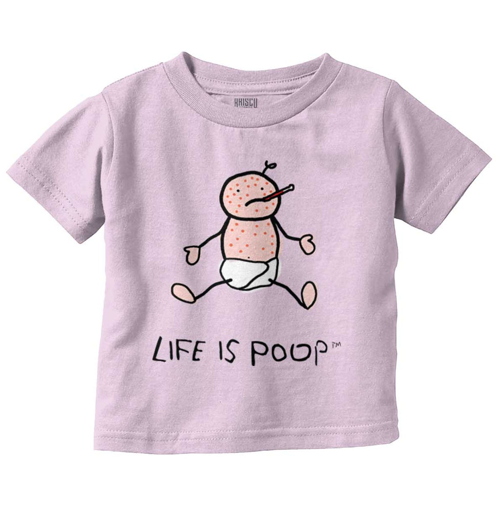 Chicken Pox Infant Toddler T Shirt-Direct To Garment Print-Brisco Baby