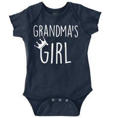 Grandma's Girl Romper Bodysuit-Direct To Garment Print-Brisco Baby