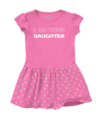 I Am Your Daughter Baby Polka Dot Skirt Dress-Direct To Garment Print-Brisco Baby