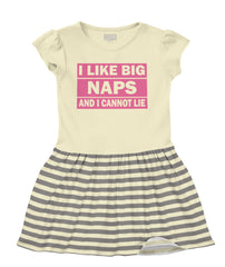 Big Naps Baby Striped Skirt Dress-Direct To Garment Print-Brisco Baby