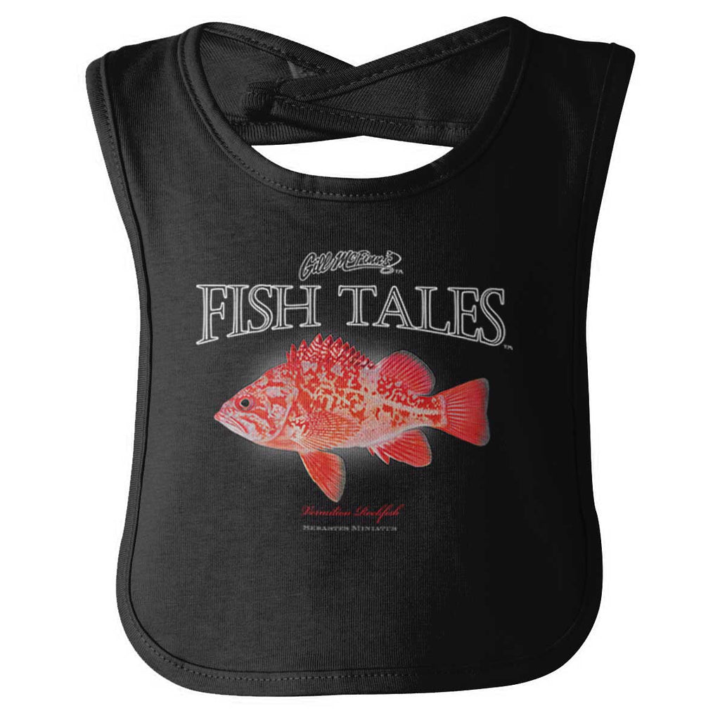 Vermilion Rockfish Infant Baby Bib-Direct To Garment Print-Brisco Baby