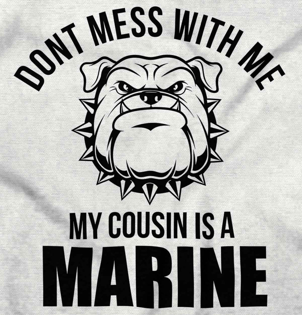 Marine Cousin Infant Baby Bib-Direct To Garment Print-Brisco Baby