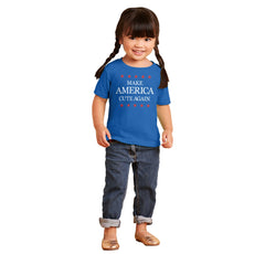 America Cute Again Infant Toddler T Shirt-Direct To Garment Print-Brisco Baby