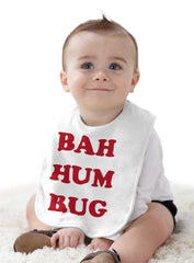 Bah Hum Bug Infant Baby Bib-Direct To Garment Print-Brisco Baby