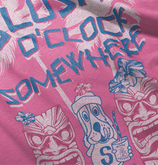 Slush O Clock Somewhere Baby Polka Dot Skirt Dress-Direct To Garment Print-Brisco Baby