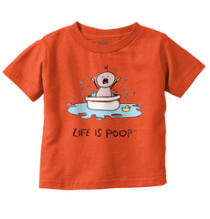 Crying Bath Infant Toddler T Shirt-Direct To Garment Print-Brisco Baby