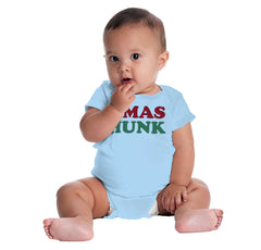 Xmas Hunk Romper Bodysuit-Direct To Garment Print-Brisco Baby