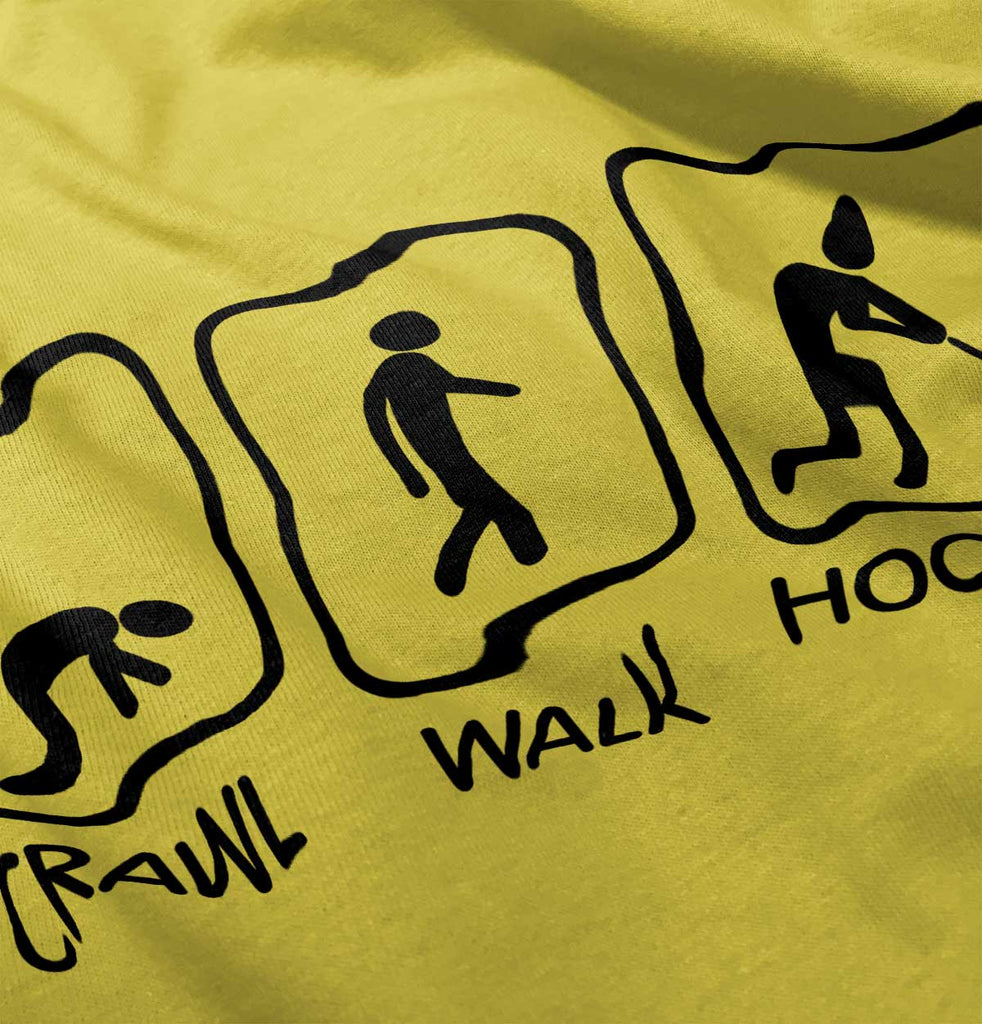 Crawl Walk Hockey Romper Bodysuit-Direct To Garment Print-Brisco Baby