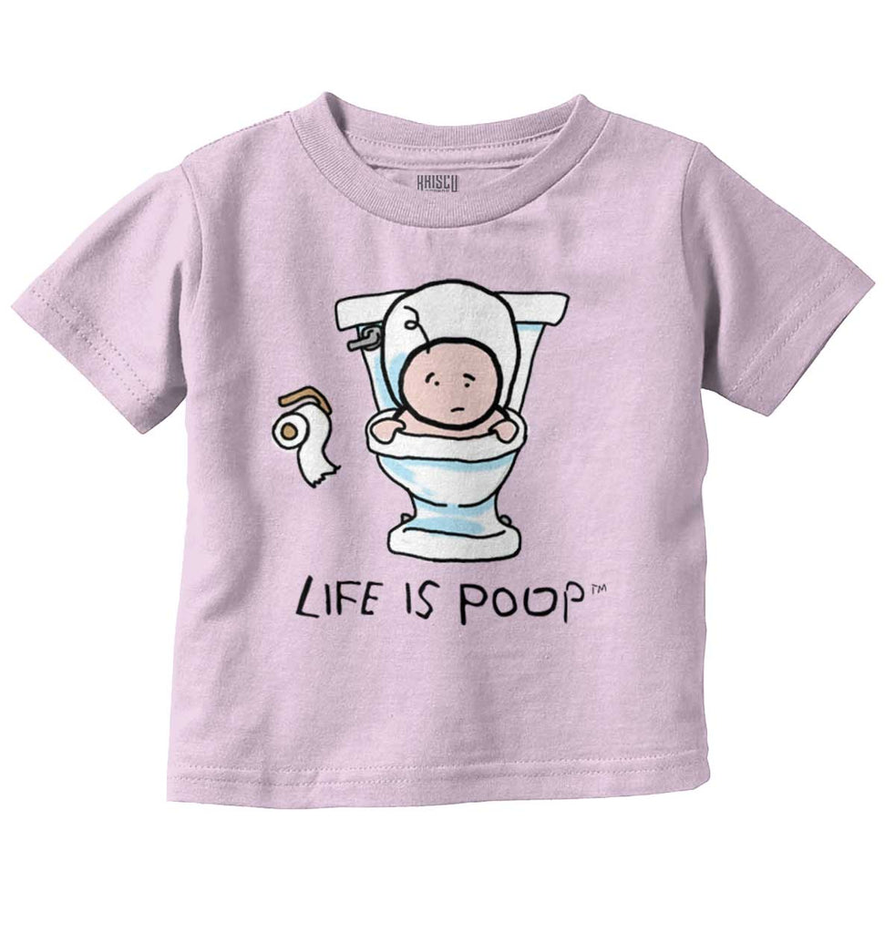 Baby Toilet Infant Toddler T Shirt-Direct To Garment Print-Brisco Baby