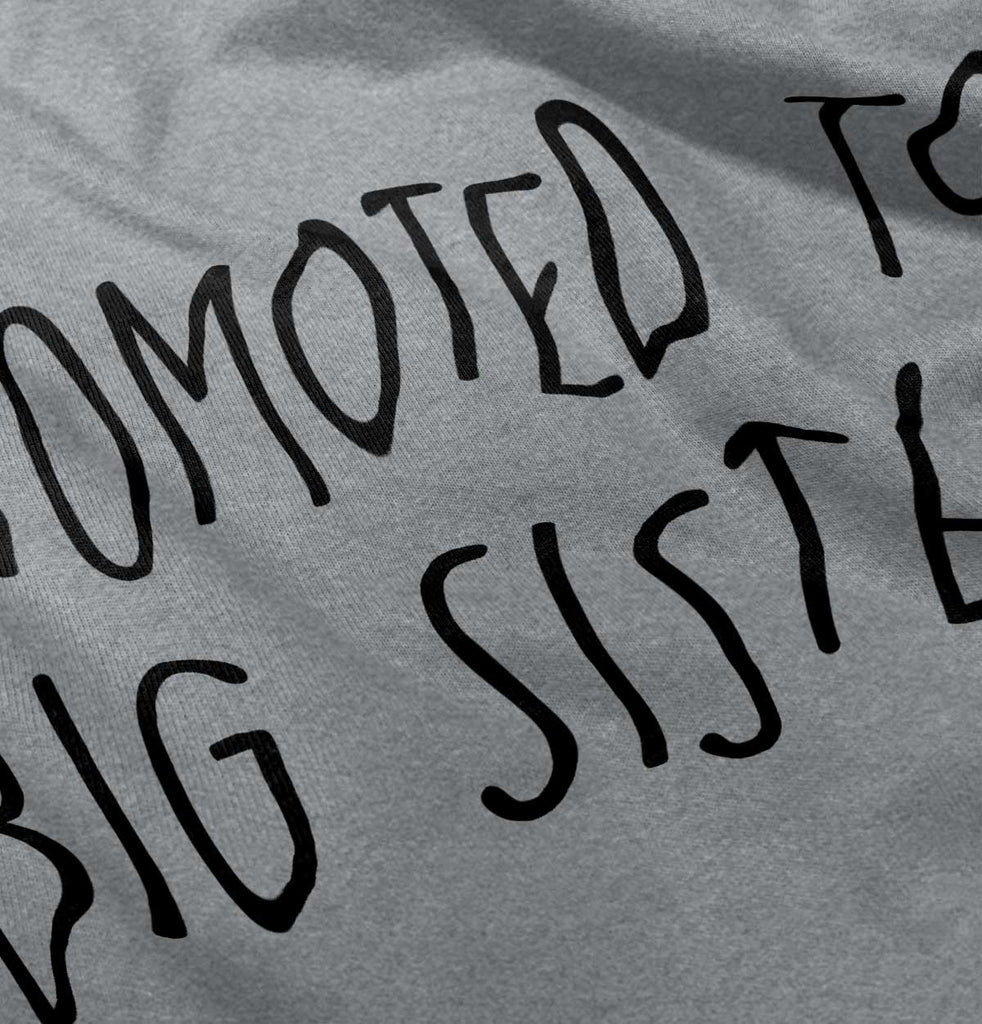 Promoted To Big Sister Romper Bodysuit-Direct To Garment Print-Brisco Baby