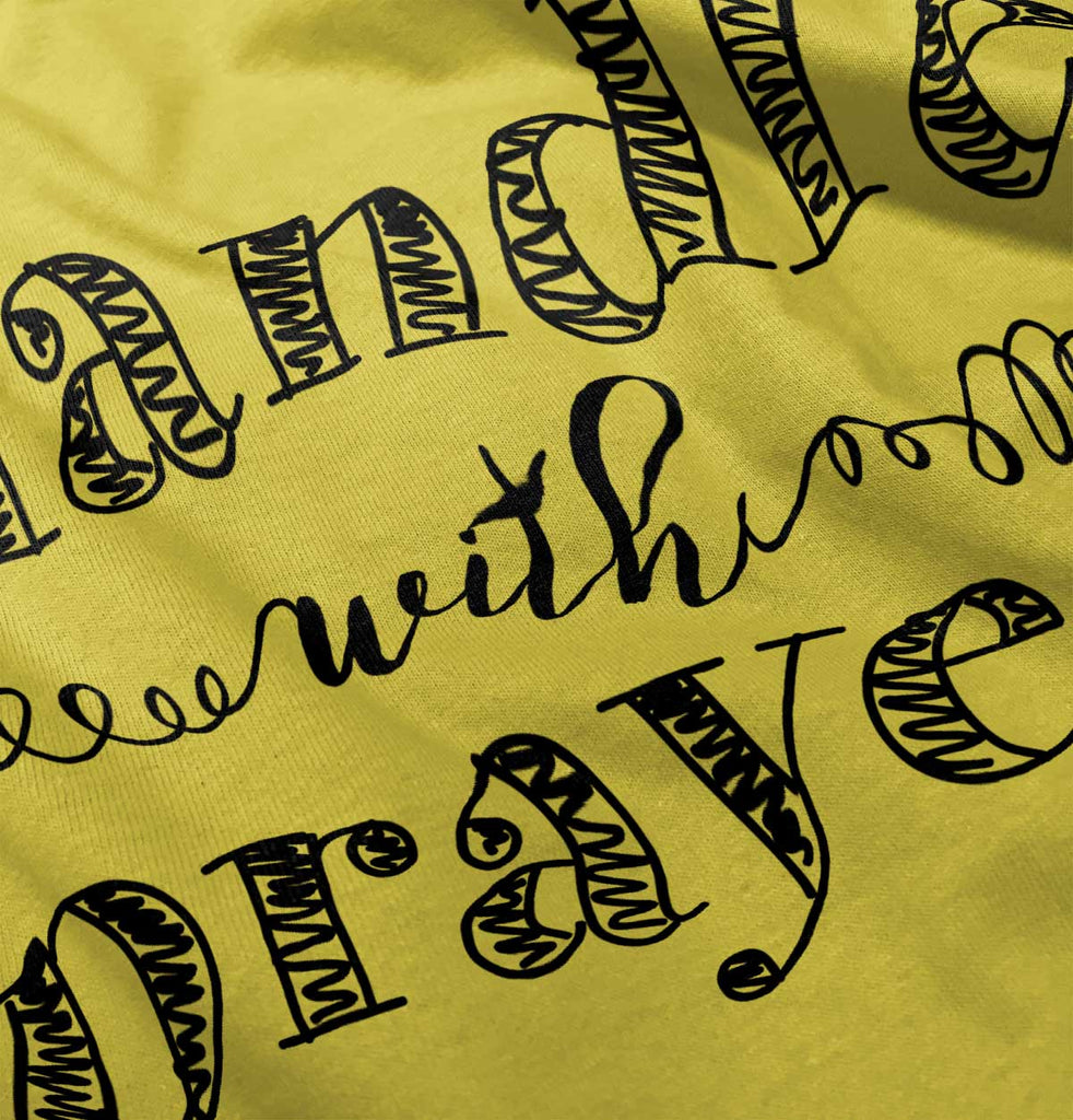 Handle With Prayer Romper Bodysuit-Direct To Garment Print-Brisco Baby