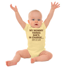 She's So Cute Romper Bodysuit-Direct To Garment Print-Brisco Baby