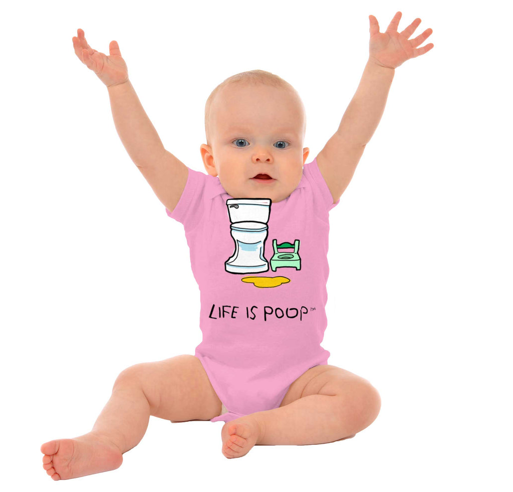 Potty Train Romper Bodysuit-Direct To Garment Print-Brisco Baby